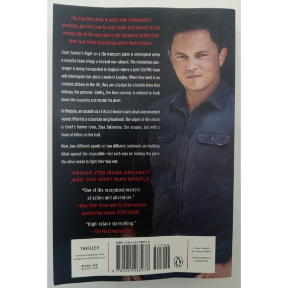 Mission Critical by Mark Greaney – VG+ Jack Ryan Jr. Spy Thriller Novel - Picture 2 of 3